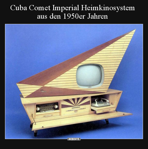 Cuba Comet Imperial Heimkinosystem aus den 1950er.. - Lustige Bilder | DEBESTE.de