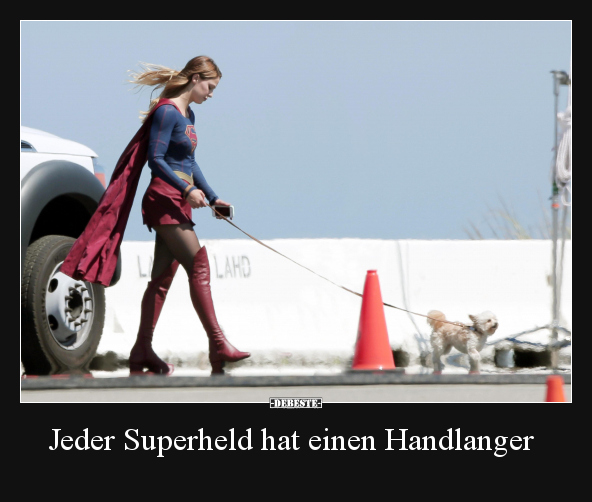 Jeder Superheld hat einen Handlanger.. - Lustige Bilder | DEBESTE.de