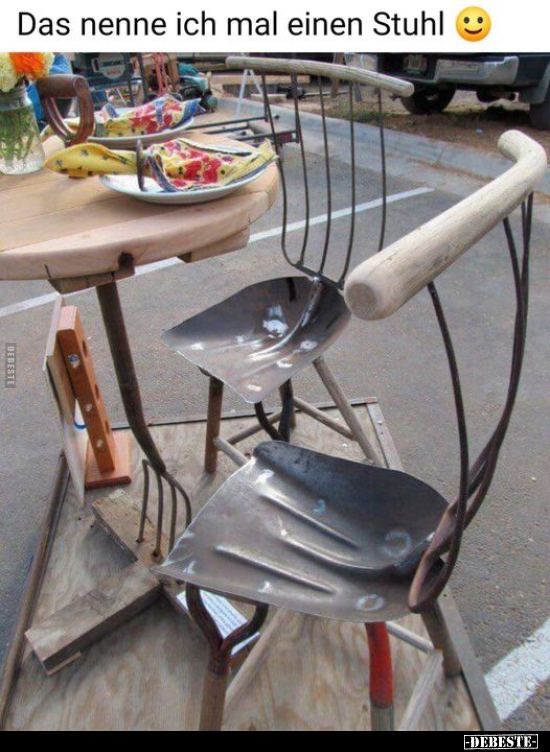 Das nenne ich mal einen Stuhl.. - Lustige Bilder | DEBESTE.de