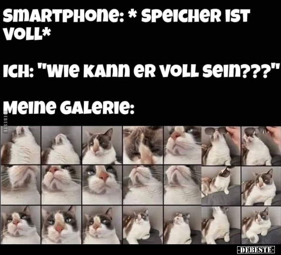 Smartphone: *Speicher ist voll*.. - Lustige Bilder | DEBESTE.de
