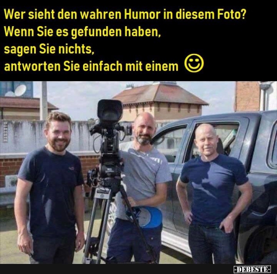 Wer sieht den wahren Humor in diesem Foto? - Lustige Bilder | DEBESTE.de