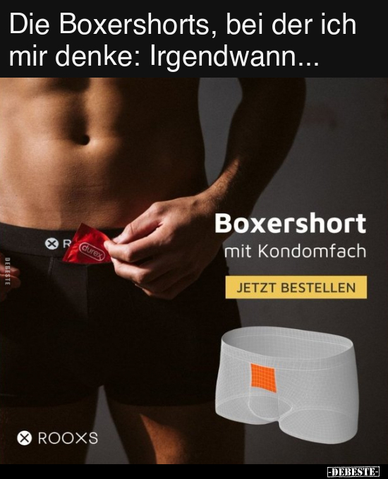 Die Boxershorts, bei der ich mir denke: Irgendwann... - Lustige Bilder | DEBESTE.de