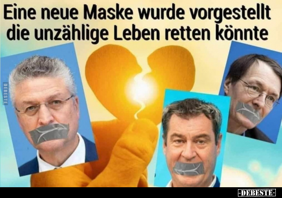 Eine neue Maske wurde vorgestellt die unzählige Leben.. - Lustige Bilder | DEBESTE.de