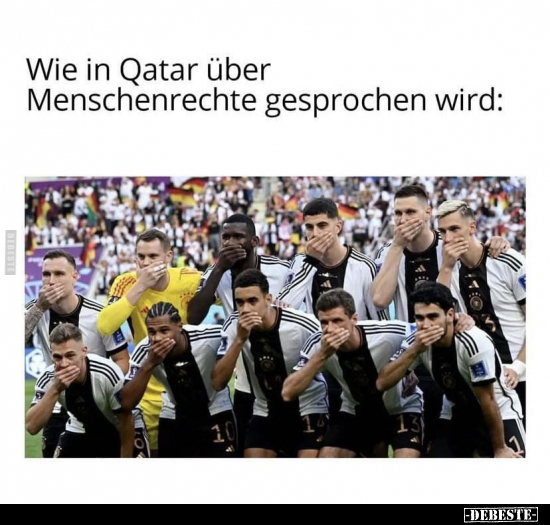 Wie in Qatar über Menschenrechte gesprochen wird.. - Lustige Bilder | DEBESTE.de