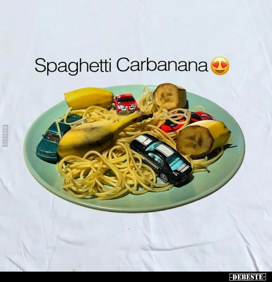 Spaghetti Carbanana.. - Lustige Bilder | DEBESTE.de