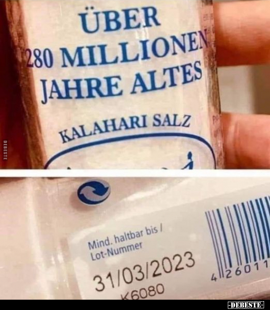 Über 280 Millionen Jahre altes - KALAHARI SALZ.. - Lustige Bilder | DEBESTE.de