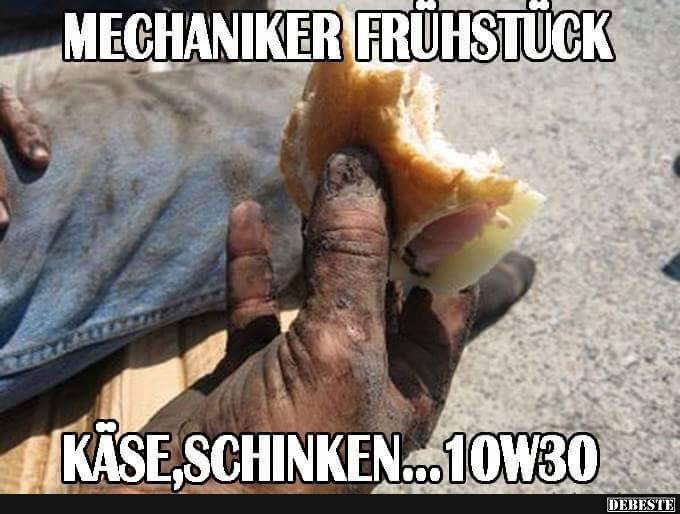 Mechaniker Frühstück..  - Lustige Bilder | DEBESTE.de