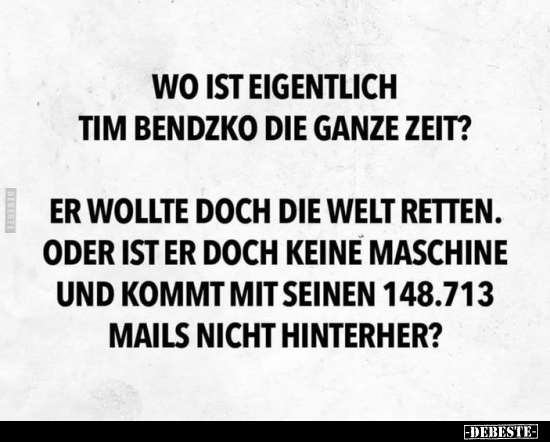 Wo ist eigentlich Tim Bendzko die ganze Zeit?.. - Lustige Bilder | DEBESTE.de