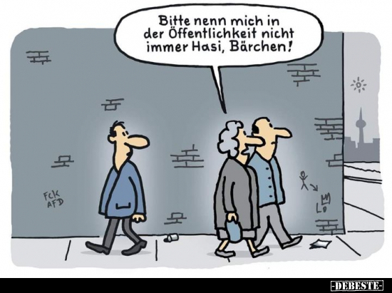 Bitte nenn mich in der Öffentlichkeit nicht immer Hasi.. - Lustige Bilder | DEBESTE.de