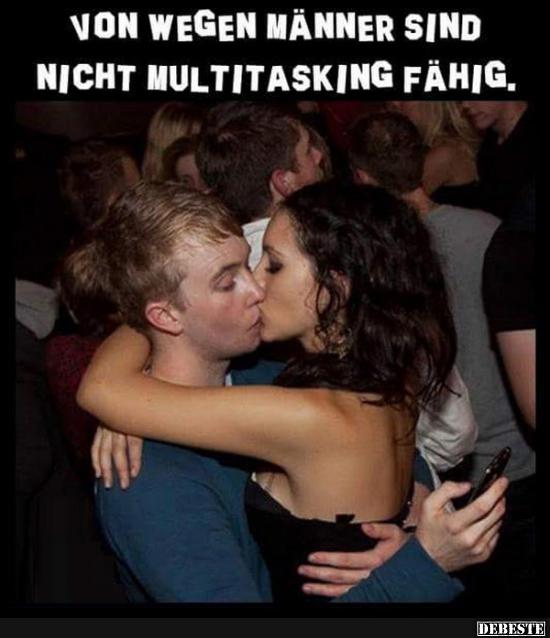 Von wegen Männer sind nicht Multitasking-fähig! - Lustige Bilder | DEBESTE.de