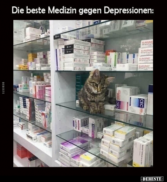 Die beste Medizin gegen Depressionen.. - Lustige Bilder | DEBESTE.de