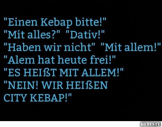 Einen Kebap bitte! - Lustige Bilder | DEBESTE.de