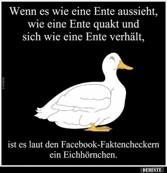 Wenn es wie eine Ente aussieht, wie eine Ente quakt und.. - Lustige Bilder | DEBESTE.de