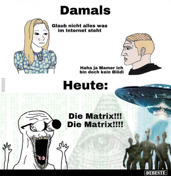 Damals: Glaub nicht alles was im Internet steht.. - Lustige Bilder | DEBESTE.de