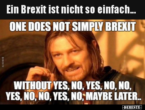 Ein Brexit ist nicht so einfach... - Lustige Bilder | DEBESTE.de