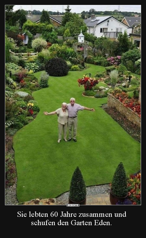 Sie lebten 60 Jahre zusammen und schufen den Garten Eden... - Lustige Bilder | DEBESTE.de