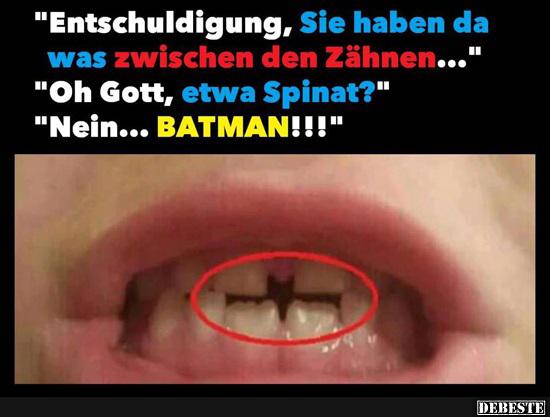 Entschuldigung, Sie haben da was zwischen den Zähnen.. - Lustige Bilder | DEBESTE.de