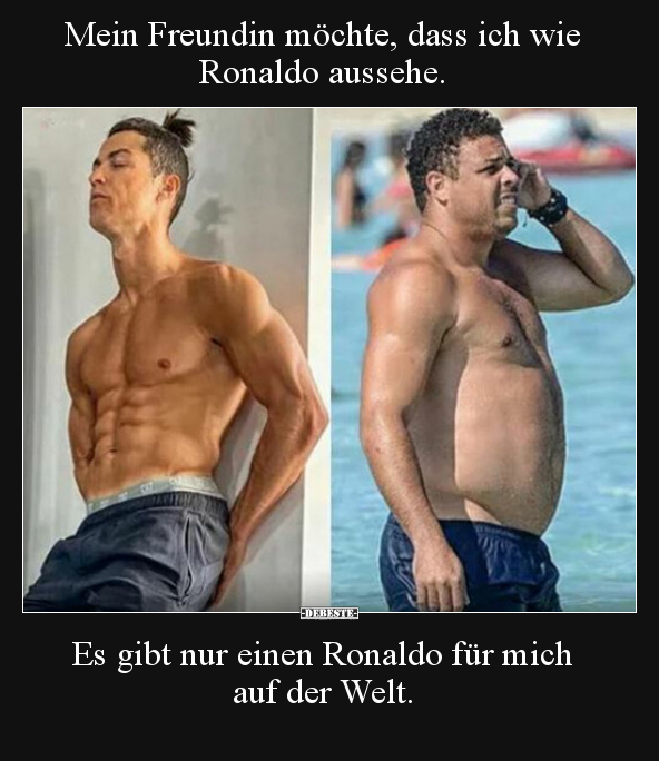 Mein Freundin möchte, dass ich wie Ronaldo aussehe.. - Lustige Bilder | DEBESTE.de