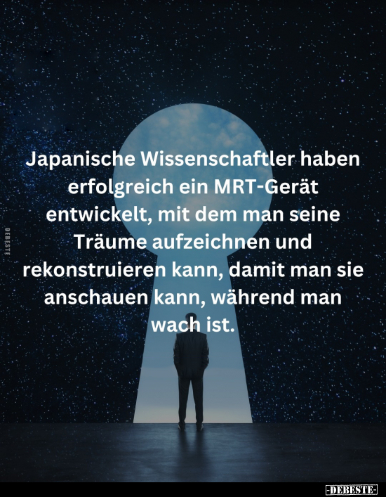 Japanische Wissenschaftler haben erfolgreich ein MRT-Gerät.. - Lustige Bilder | DEBESTE.de