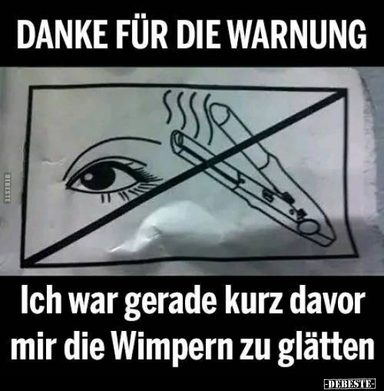 Danke für die Warnung.. - Lustige Bilder | DEBESTE.de