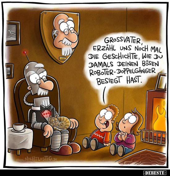 Grossvater, erzähl uns noch mal die Geschichte.. - Lustige Bilder | DEBESTE.de