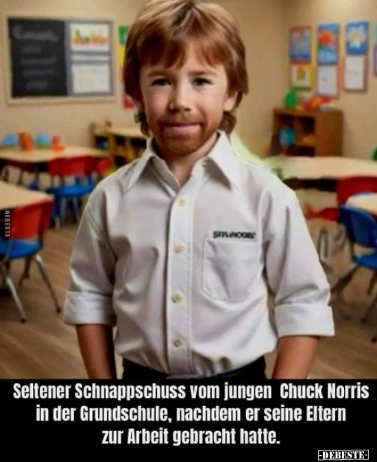 Seltener Schnappschuss vom jungen Chuck Norris in der.. - Lustige Bilder | DEBESTE.de