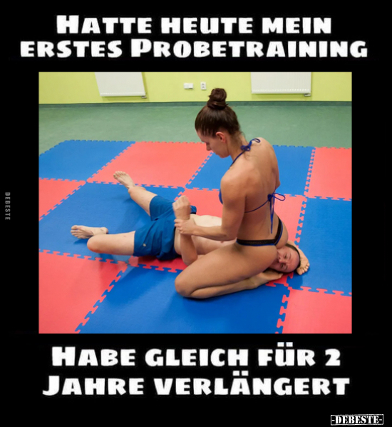 Hatte heute mein erstes Probetraining.. - Lustige Bilder | DEBESTE.de