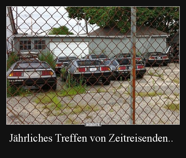 Jährliches Treffen von Zeitreisenden.. - Lustige Bilder | DEBESTE.de