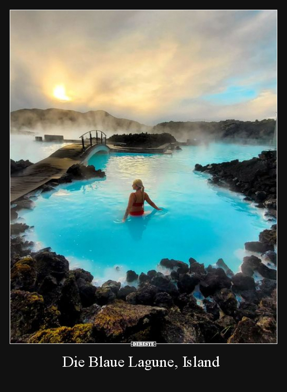 Die Blaue Lagune, Island.. - Lustige Bilder | DEBESTE.de