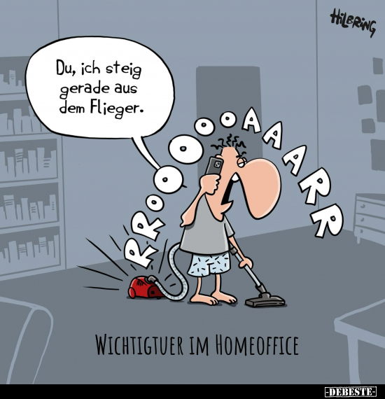 Wichtigtuer im Homeoffice.. - Lustige Bilder | DEBESTE.de