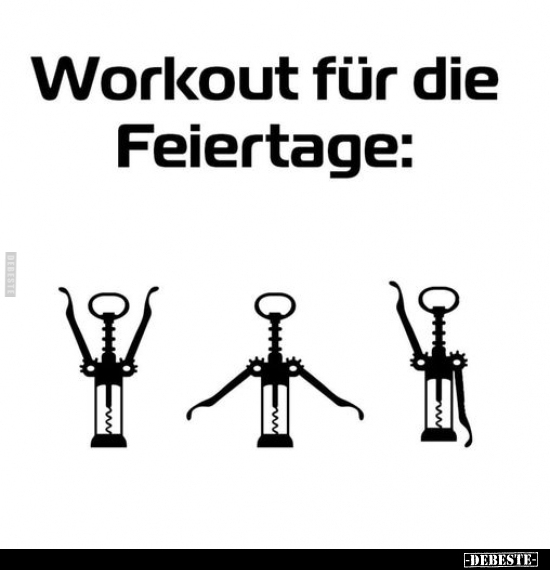 Workout für die Feiertage.. - Lustige Bilder | DEBESTE.de