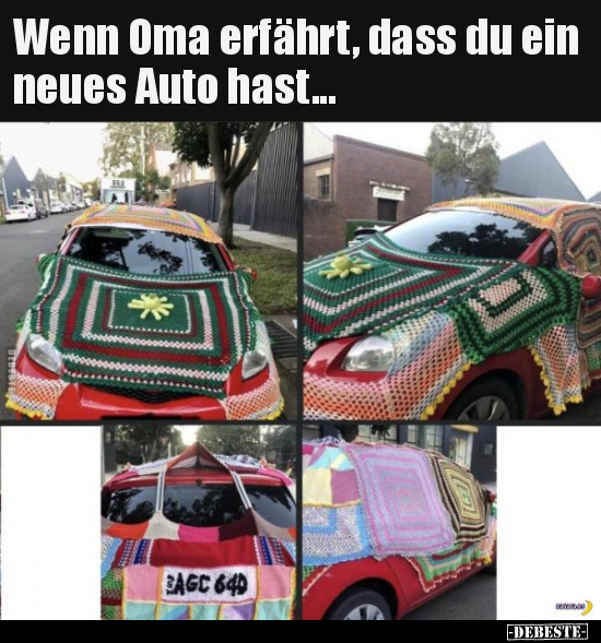 Wenn Oma erfährt, dass du ein neues Auto hast... - Lustige Bilder | DEBESTE.de