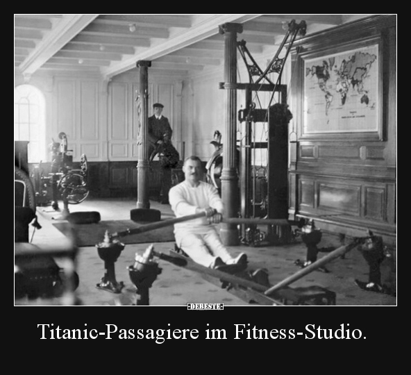 Titanic-Passagiere im Fitness-Studio... - Lustige Bilder | DEBESTE.de