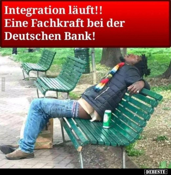 Integration läuft!! Eine Fachkraft bei der Deutschen.. - Lustige Bilder | DEBESTE.de
