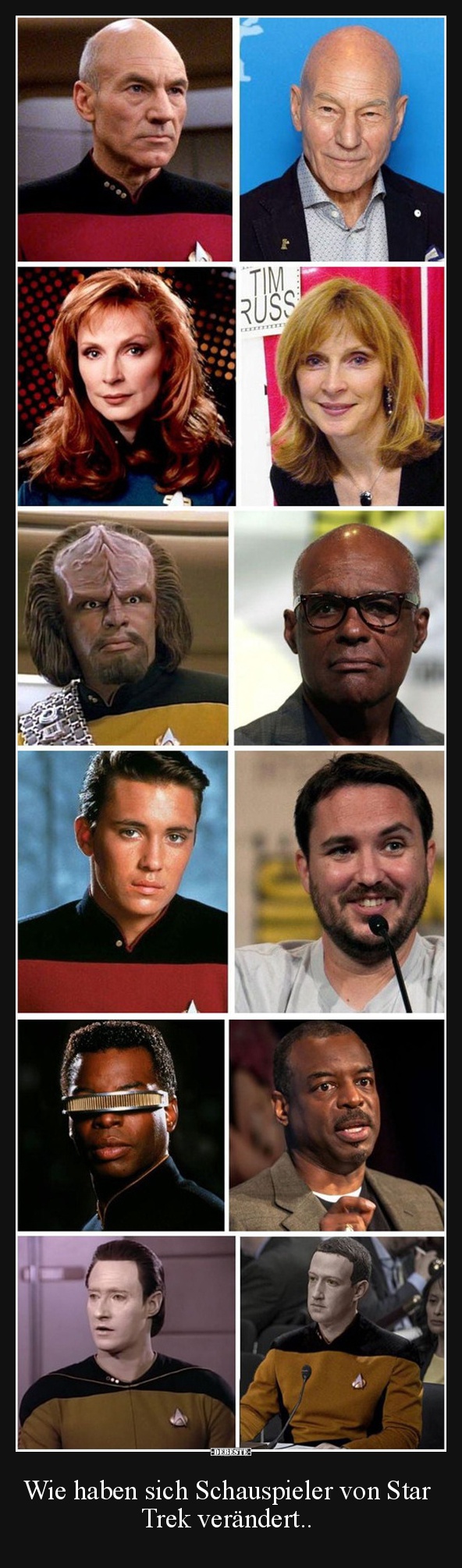 Wie haben sich Schauspieler von Star Trek verändert.. - Lustige Bilder | DEBESTE.de