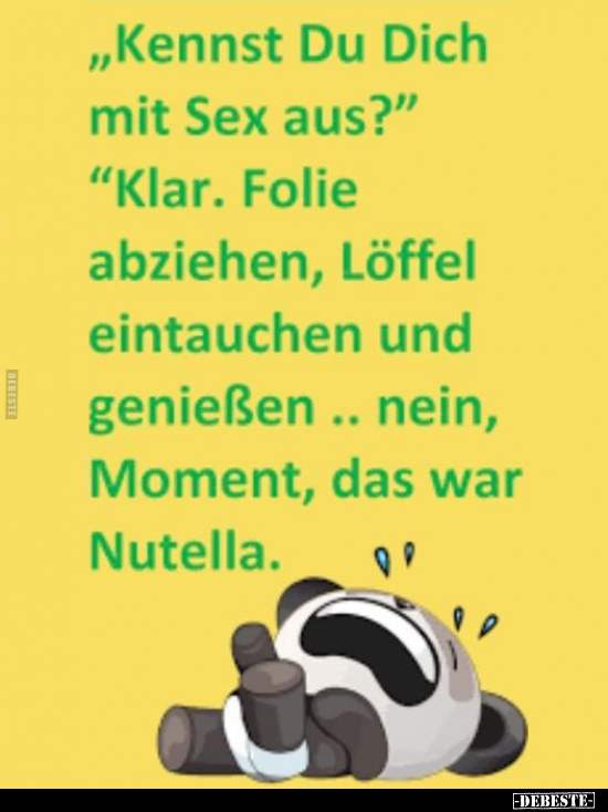 "Kennst Du Dich mit S*ex aus?".. - Lustige Bilder | DEBESTE.de