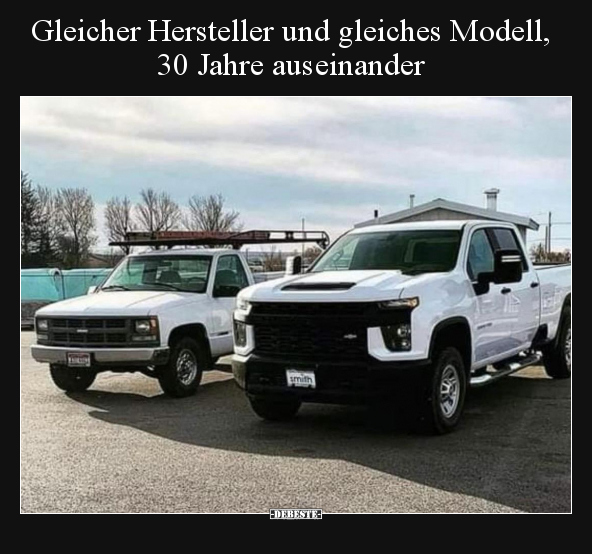 Gleicher Hersteller und gleiches Modell, 30 Jahre.. - Lustige Bilder | DEBESTE.de