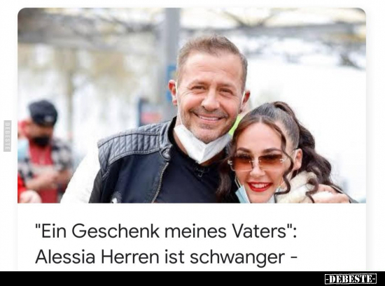 "Ein Geschenk meines Vaters": Alessia Herren ist schwanger.. - Lustige Bilder | DEBESTE.de