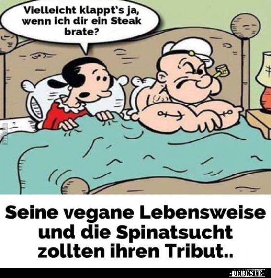 Seine vegane Lebensweise.. - Lustige Bilder | DEBESTE.de