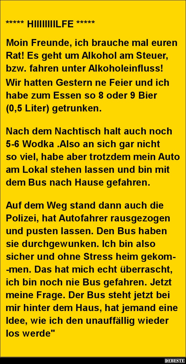 Moin Freunde, ich brauche mal euren Rat! - Lustige Bilder | DEBESTE.de