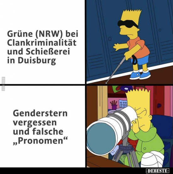 Grüne (NRW) bei Clankriminalität und Schießerei in.. - Lustige Bilder | DEBESTE.de