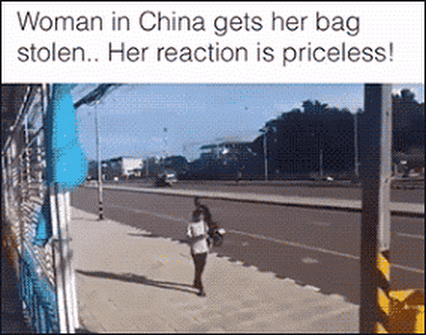 Chinesische Frau kriegt ihre Handtasche gestohlen und klaut dem Räuber sein Motorrad.. - Lustige Bilder | DEBESTE.de