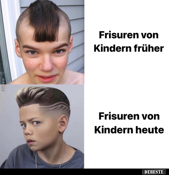 Frisuren von Kindern früher.. - Lustige Bilder | DEBESTE.de