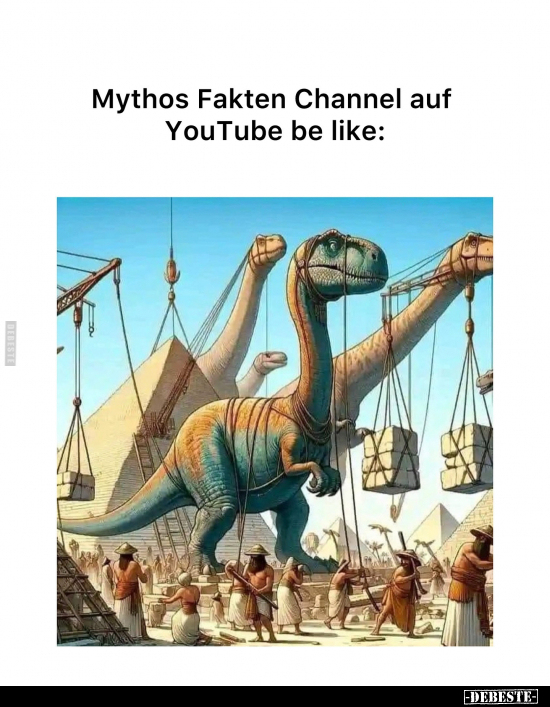 Mythos Fakten Channel auf YouTube be like.. - Lustige Bilder | DEBESTE.de