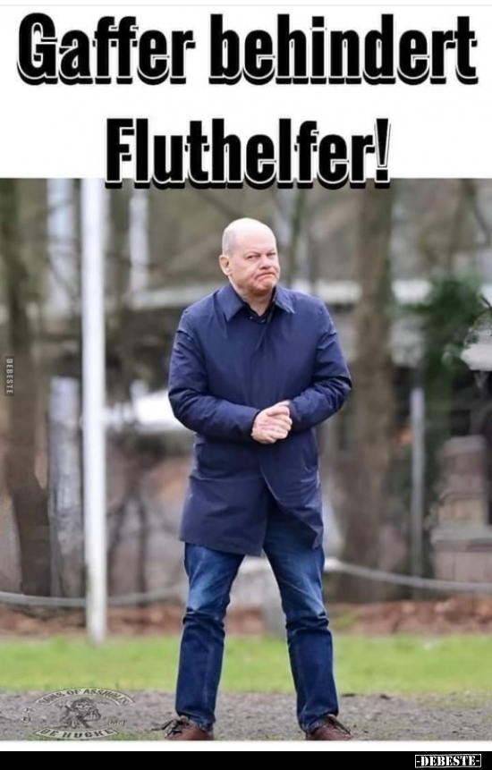 Gaffer behindert Fluthelfer!.. - Lustige Bilder | DEBESTE.de