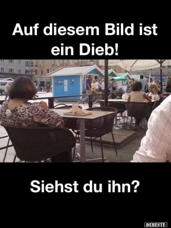 Auf diesem Bild ist ein Dieb!.. - Lustige Bilder | DEBESTE.de
