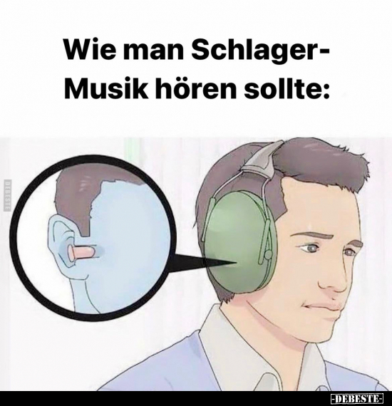 Wie man Schlager- Musik hören sollte.. - Lustige Bilder | DEBESTE.de