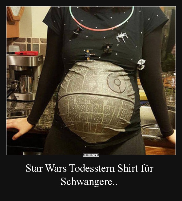 Star Wars Todesstern Shirt für  Schwangere.. - Lustige Bilder | DEBESTE.de