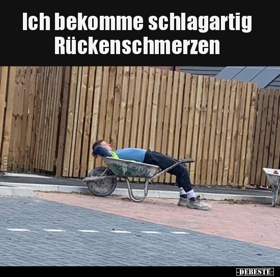 Ich bekomme schlagartig Rückenschmerzen.. - Lustige Bilder | DEBESTE.de