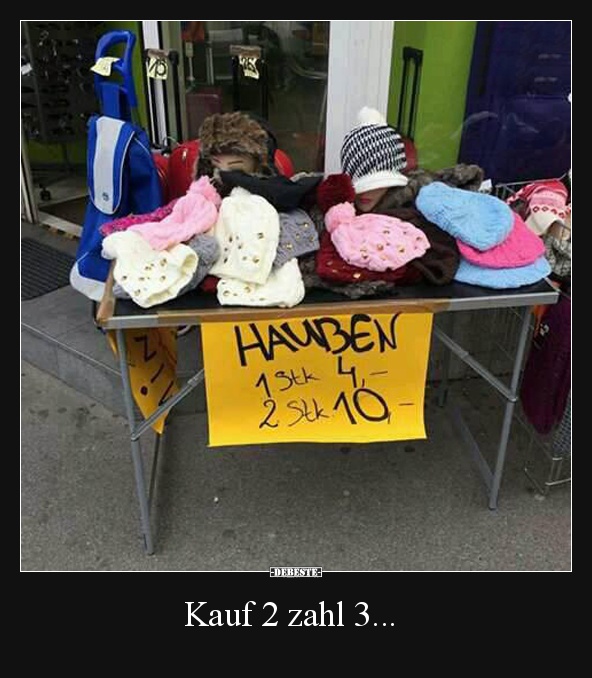 Kauf 2 zahl 3... - Lustige Bilder | DEBESTE.de